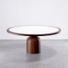 Conjunto de Mesa de Jantar Redonda com 6 Cadeiras de Madeira - Design image 7