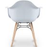 Cadeira de Jantar Design Escandinavo - Pés de Madeira - Nordika image 7