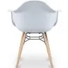Cadeira de Jantar Design Escandinavo - Pés de Madeira - Nordika image 7