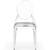 Conjunto de 2 cadeiras de jantar transparentes - Estilo Victoria  image 7