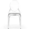 Conjunto de 2 cadeiras de jantar transparentes - Estilo Victoria  image 7