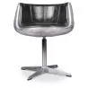 Cadeira Lounge - Cadeira de design - Couro e metal - Conhaque image 7