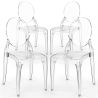 Pack de 4 Cadeiras de Jantar Transparentes - Estilo Victoria  image 7