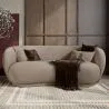 Sofá Curvo de Design Estilo Contemporâneo Estofado em Chenille - Curvy image 7
