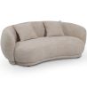Sofá Curvo de Design Estilo Contemporâneo Estofado em Chenille - Curvy image 7