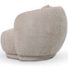 Sofá Curvo de Design Estilo Contemporâneo Estofado em Chenille - Curvy image 7