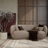 Sofá Curvo de Design Estilo Contemporâneo Estofado em Chenille - Curvy image 7