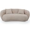 Sofá Curvo de Design Estilo Contemporâneo Estofado em Chenille - Curvy image 7