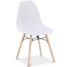 Cadeira de Jantar - Design Escandinavo - Pernas de Madeira - Skögur image 7