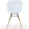 Cadeira de Jantar - Design Escandinavo - Pernas de Madeira - Pack de 2 - Nordika image 7