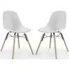 Cadeira de Jantar - Design Escandinavo - Pernas de Madeira - Pack de 2 - Skögur image 7