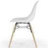 Cadeira de Jantar - Design Escandinavo - Pernas de Madeira - Pack de 2 - Skögur image 7