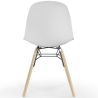 Cadeira de Jantar - Design Escandinavo - Pernas de Madeira - Pack de 4 - Skögur image 7