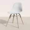 Cadeira de Jantar - Design Escandinavo - Pernas de Madeira - Pack de 4 - Skögur image 7