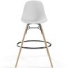 Bancos de Bar - Design Escandinavo - Pernas de Madeira - Pack de 4 - Skögur image 7