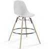 Bancos de Bar - Design Escandinavo - Pernas de Madeira - Pack de 4 - Skögur image 7