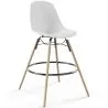 Bancos de Bar - Design Escandinavo - Pernas de Madeira - Pack de 4 - Skögur image 7