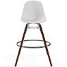 Bancos de Bar - Design Escandinavo - Pernas de Madeira Escura - Pack de 2 - Skögur image 7