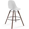 Bancos de Bar - Design Escandinavo - Pernas de Madeira Escura - Pack de 2 - Skögur image 7