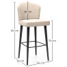 Banqueta de Bar Estofada em Veludo - Design Moderno e Premium para Restaurantes, Hotéis e Casas - Velvet Icon image 7