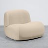 Cadeirão Moderno Minimalista Design Curvo Estofado em Veludo - Conforto e Estilo Contemporâneo - Büba image 7