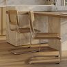Cadeira de Jantar - Design Vintage - Madeira e Rattan - Nova Edição - Bruna image 7