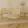 Cadeira de Jantar - Design Vintage - Madeira e Rattan - Nova Edição - Bruna image 7