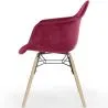 Cadeira de Jantar em Veludo - Design Escandinavo e Pés de Madeira - Nordika image 7