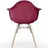 Cadeira de Jantar em Veludo - Design Escandinavo e Pés de Madeira - Nordika image 7