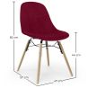Cadeira de Jantar em Veludo - Design Escandinavo e Pés de Madeira - Skögur image 7