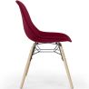 Cadeira de Jantar em Veludo - Design Escandinavo e Pés de Madeira - Skögur image 7