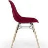Cadeira de Jantar em Veludo - Design Escandinavo e Pés de Madeira - Skögur image 7
