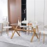 Mesa de Jantar Retangular - Design Escandinavo - 6 Lugares - Tesfa image 7