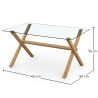 Mesa de Jantar Retangular - Design Escandinavo - 6 Lugares - Tesfa image 7
