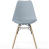 Cadeira de Jantar com Almofada - Design Escandinavo e Pés de Madeira - Skögur image 7