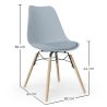 Cadeira de Jantar com Almofada - Design Escandinavo e Pés de Madeira - Skögur image 7