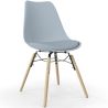 Cadeira de Jantar com Almofada - Design Escandinavo e Pés de Madeira - Skögur image 7