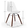 Cadeira de Jantar com Almofada - Design Escandinavo e Pés de Madeira Escura - Skögur image 7