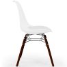 Cadeira de Jantar com Almofada - Design Escandinavo e Pés de Madeira Escura - Skögur image 7