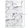 Tapete Grande de Design Moderno com Efeito Mármore - (290x200 cm) - Calico image 7