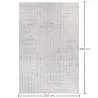 Tapete Grande com Design Contemporâneo e Moderno - Bege (290x200 cm) - Marcellum image 7