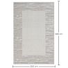 Tapete Grande com Design Contemporâneo e Moderno - Bege (290x200 cm) - Celadon image 7