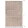 Tapete Grande com Design Contemporâneo e Moderno - Bege (290x200 cm) - Rococo image 7