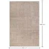 Tapete Grande com Design Contemporâneo e Moderno - Bege (290x200 cm) - Rococo image 7