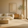 Tapete Grande com Design Contemporâneo e Moderno - Bege (160x230 cm) - Rococo image 7