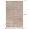 Tapete Grande com Design Contemporâneo e Moderno - Bege (160x230 cm) - Rococo image 7