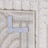 Tapete Grande com Design Contemporâneo e Moderno - Bege (160x230 cm) - Rosella image 7