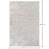 Tapete Grande com Design Contemporâneo e Moderno - Bege (290x200 cm) - Rosella image 7