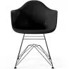 Cadeira de Jantar - Design Escandinavo e Pernas de Metal Preto - Nordika image 7