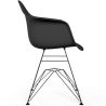 Cadeira de Jantar - Design Escandinavo e Pernas de Metal Preto - Nordika image 7